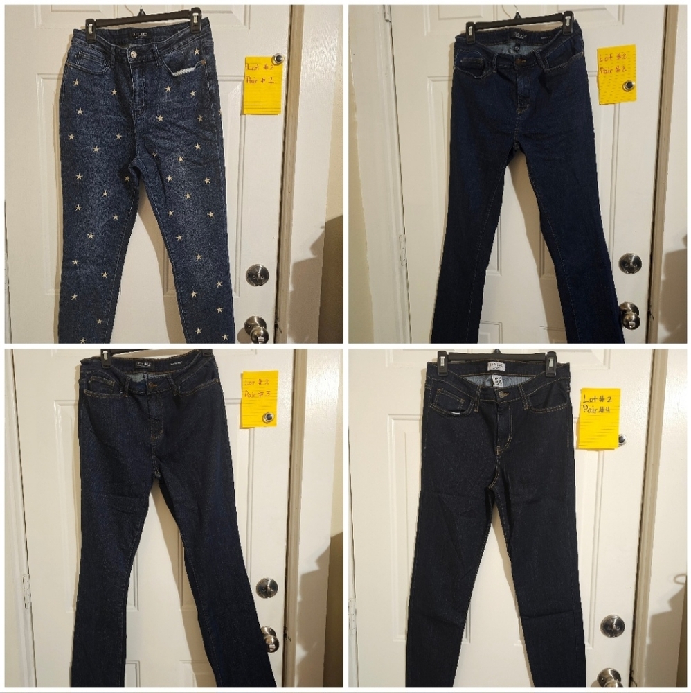 Lot of 4 Size 13 Judy Blue Jeans